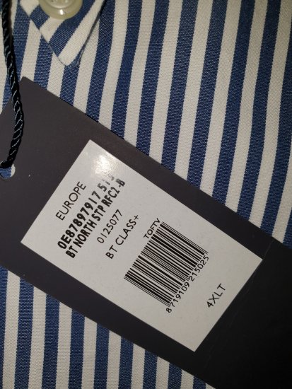 Tommy Hilfiger North Stripe Long Sleeve Shirt Blue/White - La folle offerta di aprile di Motley - 