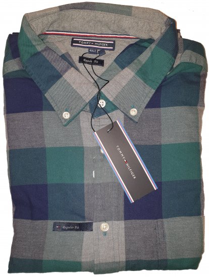 Tommy Hilfiger Gingham Flannel Shirt Green - La folle offerta di aprile di Motley - 