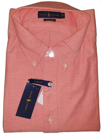 Ralph Lauren TC7E Long Sleeve Shirt Orange/White - La folle offerta di aprile di Motley - 