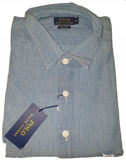 Polo Ralph Lauren TC7E Short Sleeve Shirt Lite Indigo - La folle offerta di aprile di Motley - 