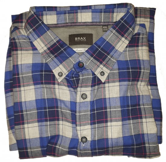 Brax 419030 Shirt Blue - La folle offerta di aprile di Motley - 