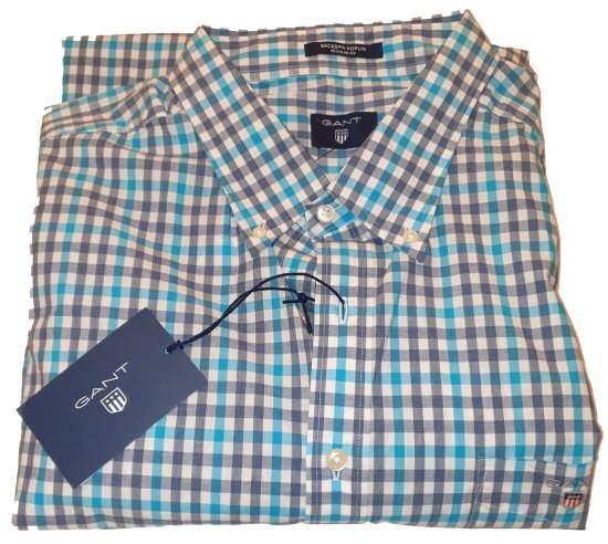 Gant 347620 Shirt Blue - La folle offerta di aprile di Motley - 
