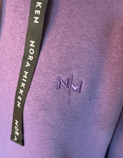 Nora Mikken KRISTINA Long Hoodie Purple - Felpe & felpe con cappuccio - 