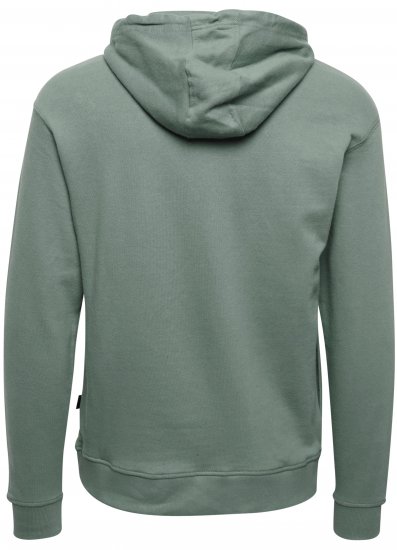 Blend Hoodie 4285 Duck Green - Felpe & felpe con cappuccio - Felpe & Felpe con Cappuccio Uomo Taglie Forti