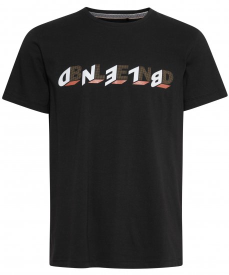 Blend 4795 T-Shirt Black - Magliette - Magliette Uomo Taglie Forti