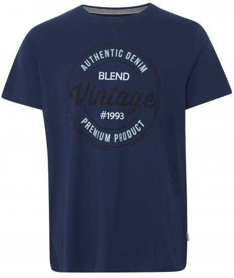 Blend 8411 T-Shirt Dress Blues - Magliette - Magliette Uomo Taglie Forti