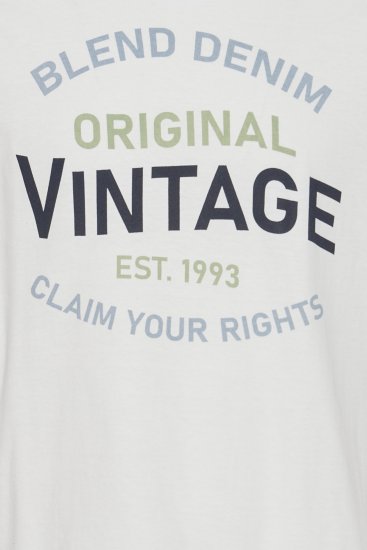 Blend 5018 T-Shirt white - Magliette - Magliette Uomo Taglie Forti