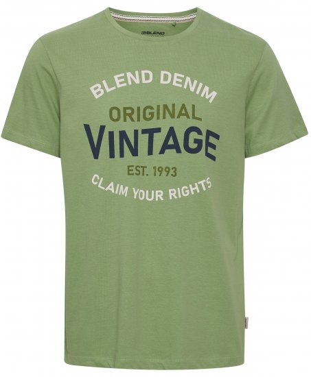 Blend 5018 T-Shirt Green - Magliette - Magliette Uomo Taglie Forti