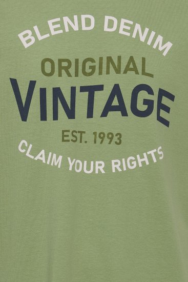 Blend 5018 T-Shirt Green - Magliette - Magliette Uomo Taglie Forti