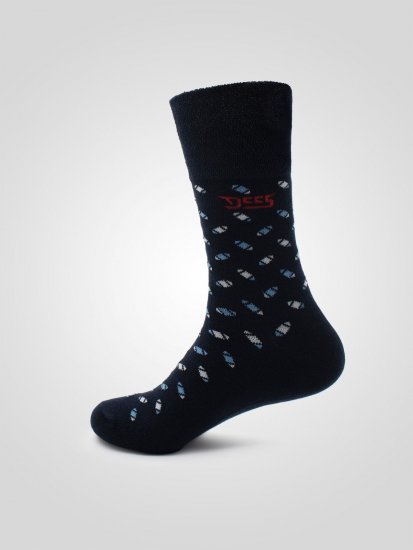 D555 Harold 3 Extra Wide Comfort Fit Socks 3-pack Navy/Denim - Intimo & costumi da bagno - Intimo Taglie Forti Uomo