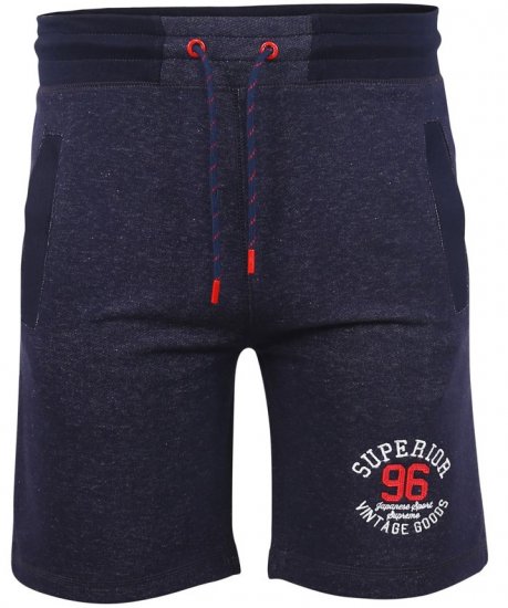 D555 HARLOW Jersey Shorts Denim Marl - Pantaloni & pantaloncini tuta - Pantaloni Tuta Uomo Taglie Forti