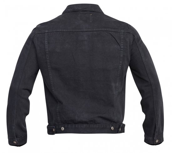 Duke Trucker Denim Jacket Black - Giubbotti - Giubbotti Uomo Taglie Forti