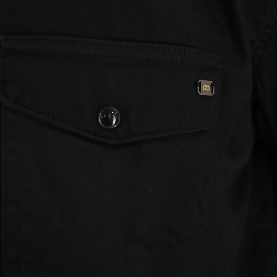 Double Outfitters GS-5126 Camicia con bottoni a pressione Nero - Camicie - Camicie Taglie Forti Uomo