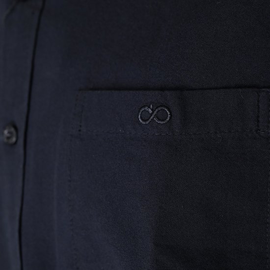 Double Outfitters GS-5225 Camicia Oxford Nero - Camicie - Camicie Taglie Forti Uomo