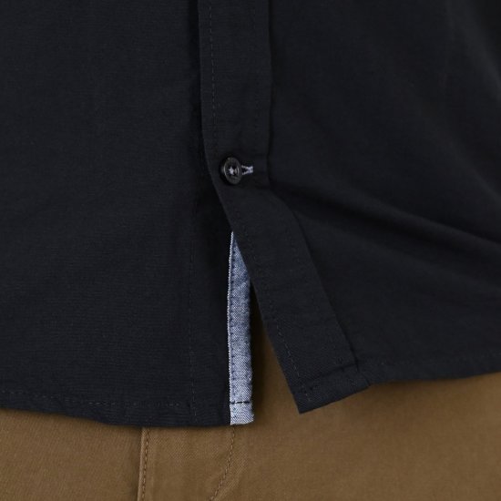 Double Outfitters GS-5225 Camicia Oxford Nero - Camicie - Camicie Taglie Forti Uomo