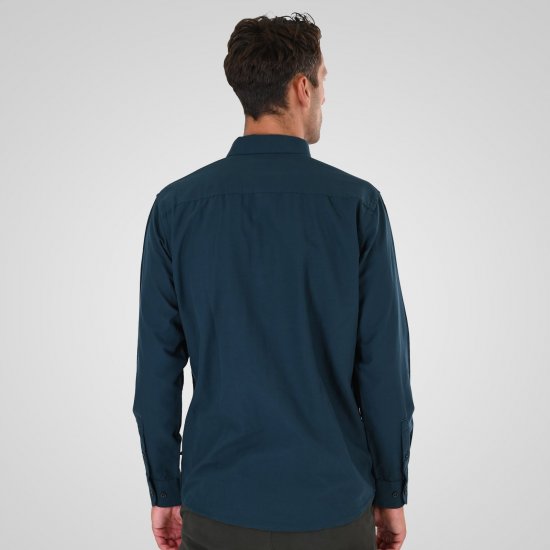 Double Outfitters GS-5225 Camicia Oxford Verde scuro - Camicie - Camicie Taglie Forti Uomo