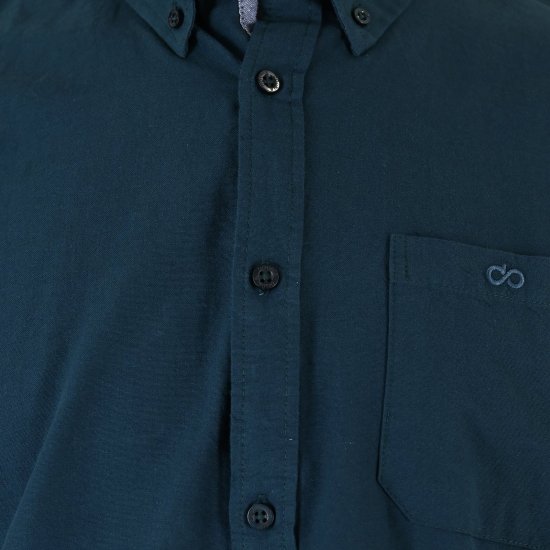 Double Outfitters GS-5225 Camicia Oxford Verde scuro - Camicie - Camicie Taglie Forti Uomo