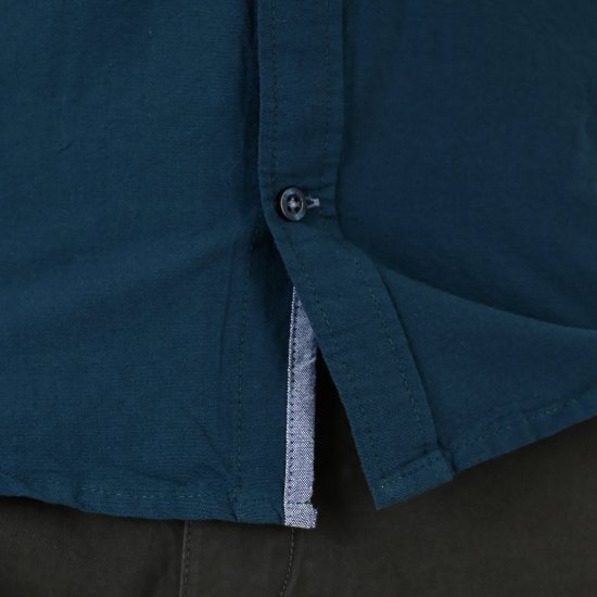 Double Outfitters GS-5225 Camicia Oxford Verde scuro - Camicie - Camicie Taglie Forti Uomo
