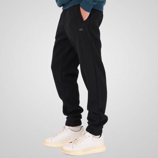 Double Outfitters MPAN-6055 Pantaloni della tuta Nero - Pantaloni & pantaloncini tuta - Pantaloni Tuta Uomo Taglie Forti
