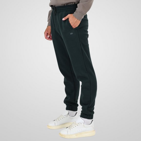 Double Outfitters MPAN-6055 Pantaloni della tuta Verde scuro - Pantaloni & pantaloncini tuta - Pantaloni Tuta Uomo Taglie Forti