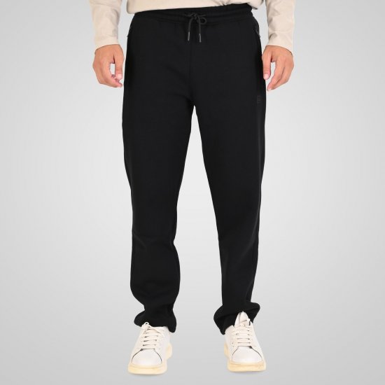 Double Outfitters MPAN-6056 Pantaloni della tuta Nero - Pantaloni & pantaloncini tuta - Pantaloni Tuta Uomo Taglie Forti
