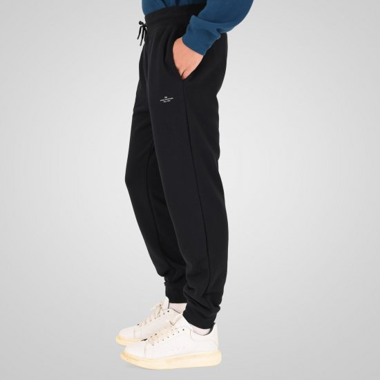 Double Outfitters MPAN-6057 Pantaloni della tuta Nero - Pantaloni & pantaloncini tuta - Pantaloni Tuta Uomo Taglie Forti