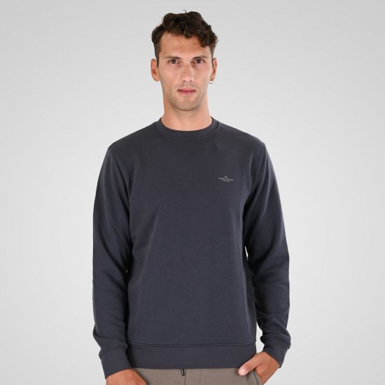 Double Outfitters MTOP-1141 Felpa Antracite - Felpe & felpe con cappuccio - Felpe & Felpe con Cappuccio Uomo Taglie Forti