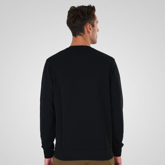 Double Outfitters MTOP-1141 Felpa Nero - Felpe & felpe con cappuccio - Felpe & Felpe con Cappuccio Uomo Taglie Forti