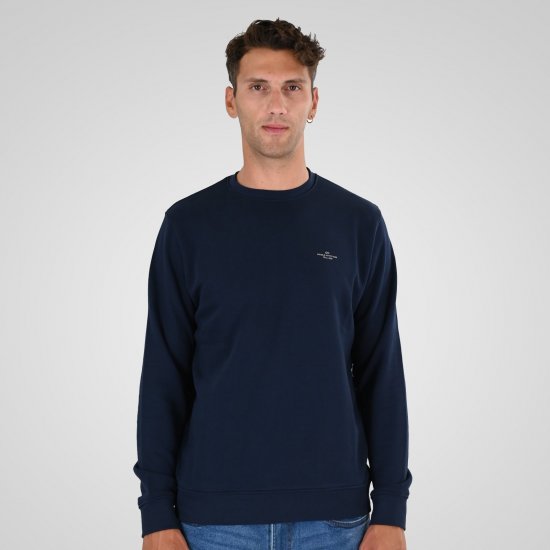 Double Outfitters MTOP-1141 Felpa Blu navy - Felpe & felpe con cappuccio - Felpe & Felpe con Cappuccio Uomo Taglie Forti