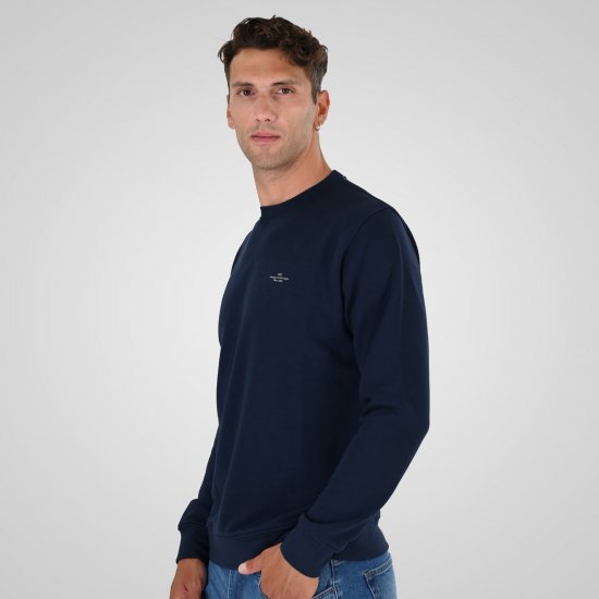 Double Outfitters MTOP-1141 Felpa Blu navy - Felpe & felpe con cappuccio - Felpe & Felpe con Cappuccio Uomo Taglie Forti