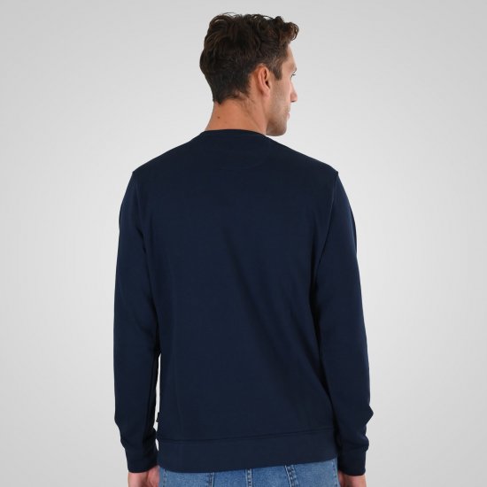 Double Outfitters MTOP-1141 Felpa Blu navy - Felpe & felpe con cappuccio - Felpe & Felpe con Cappuccio Uomo Taglie Forti
