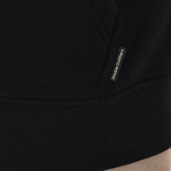 Double Outfitters MTOP-1146 Felpa con cappuccio Nero - Felpe & felpe con cappuccio - Felpe & Felpe con Cappuccio Uomo Taglie Forti