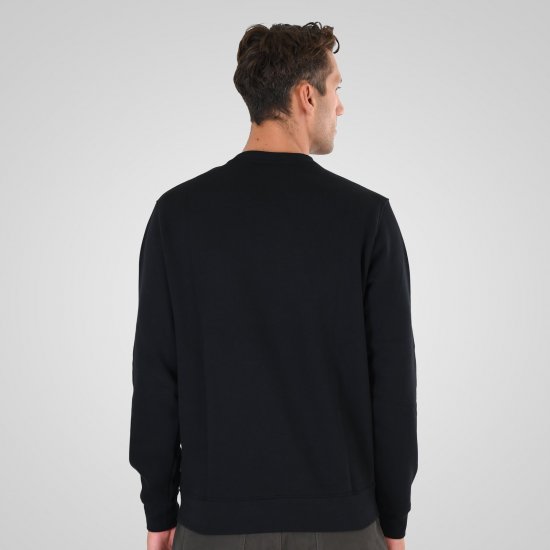 Double Outfitters MTOP-1151 Felpa Nero - Felpe & felpe con cappuccio - Felpe & Felpe con Cappuccio Uomo Taglie Forti