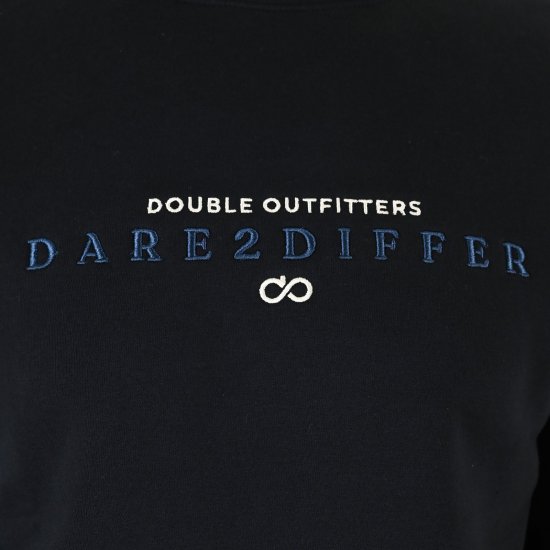 Double Outfitters MTOP-1151 Felpa Nero - Felpe & felpe con cappuccio - Felpe & Felpe con Cappuccio Uomo Taglie Forti
