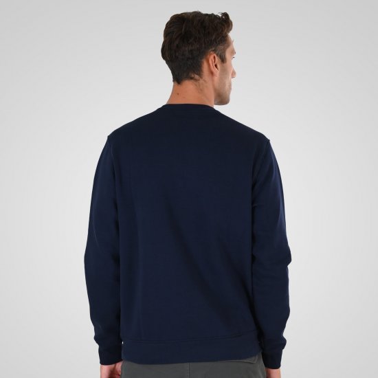Double Outfitters MTOP-1151 Felpa Blu navy - Felpe & felpe con cappuccio - Felpe & Felpe con Cappuccio Uomo Taglie Forti