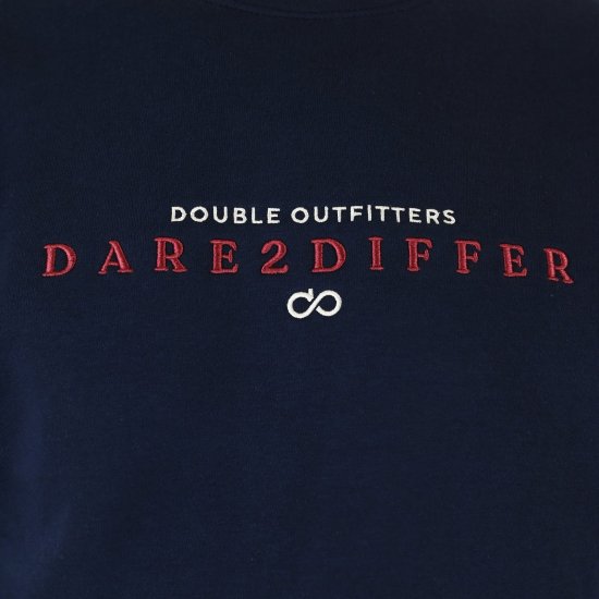 Double Outfitters MTOP-1151 Felpa Blu navy - Felpe & felpe con cappuccio - Felpe & Felpe con Cappuccio Uomo Taglie Forti