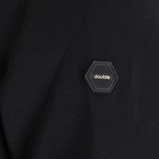 Double Outfitters MTOP-1160 Felpa con cappuccio e zip Nero - Felpe & felpe con cappuccio - Felpe & Felpe con Cappuccio Uomo Taglie Forti