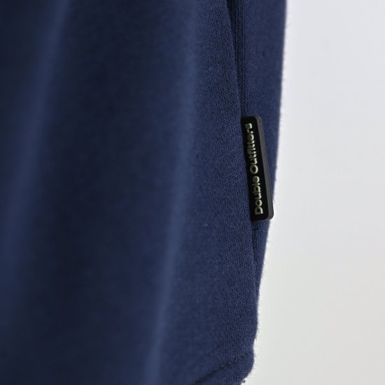 Double Outfitters MTOP-1163 Felpa con mezza zip Blu navy - Felpe & felpe con cappuccio - Felpe & Felpe con Cappuccio Uomo Taglie Forti
