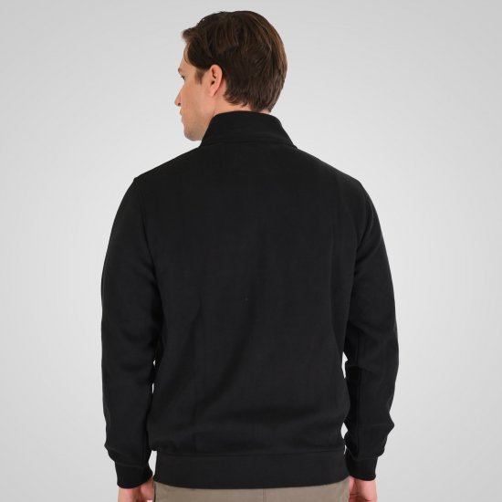 Double Outfitters SEL-1168 Felpa con zip Nero - Felpe & felpe con cappuccio - Felpe & Felpe con Cappuccio Uomo Taglie Forti