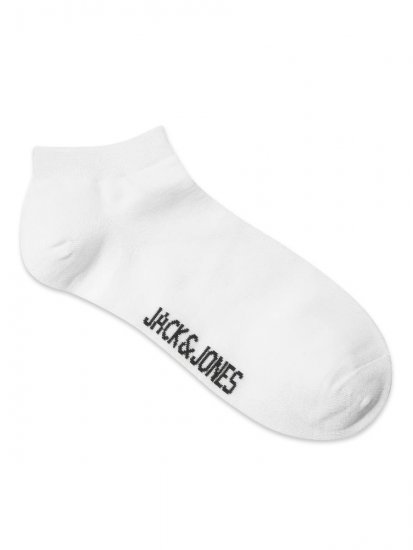 Jack & Jones Basic Calzini corti in bambù Bianco confezione da 5 - Intimo & costumi da bagno - Intimo Taglie Forti Uomo