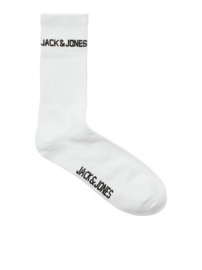 Jack & Jones Melvin Calzini da tennis Bianco confezione da 3 - Intimo & costumi da bagno - Intimo Taglie Forti Uomo