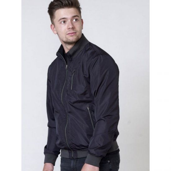 D555 Terron Bomber Jacket Black - Giubbotti - Giubbotti Uomo Taglie Forti