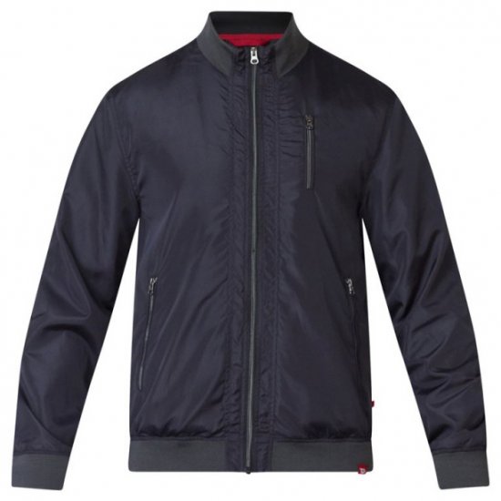 D555 Terron Bomber Jacket Black - Giubbotti - Giubbotti Uomo Taglie Forti