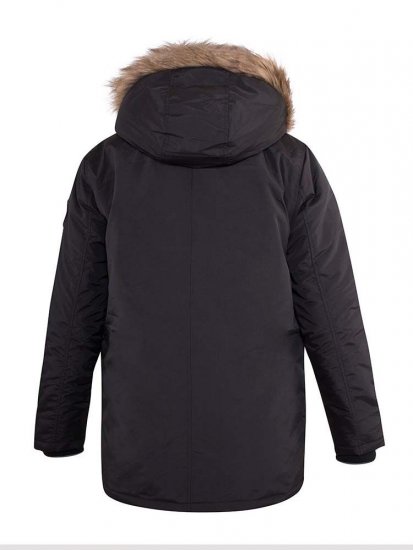 D555 Dundee Parka Jacket With Fur trimming and Teddy Fur Lined hood - Giubbotti - Giubbotti Uomo Taglie Forti