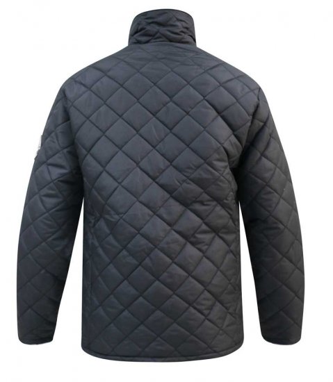 D555 Northcole Quilted Jacket Black - Giubbotti - Giubbotti Uomo Taglie Forti