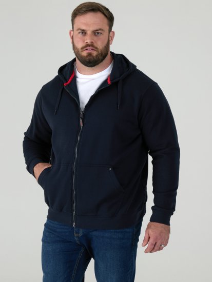 D555 Cantor Hoodie Black - Felpe & felpe con cappuccio - Felpe & Felpe con Cappuccio Uomo Taglie Forti