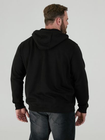 D555 Cantor Hoodie Black - Felpe & felpe con cappuccio - Felpe & Felpe con Cappuccio Uomo Taglie Forti