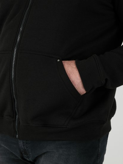 D555 Cantor Hoodie Black - Felpe & felpe con cappuccio - Felpe & Felpe con Cappuccio Uomo Taglie Forti