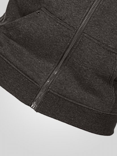 D555 Cantor Hoodie Grey - Felpe & felpe con cappuccio - Felpe & Felpe con Cappuccio Uomo Taglie Forti