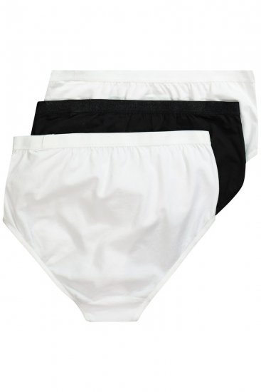 Ulla Popken 309783 Slip confezione da 3 Bianco - Slip - 